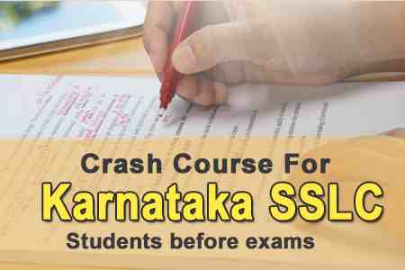 Crash Course For Karnataka SSLC Students before exams